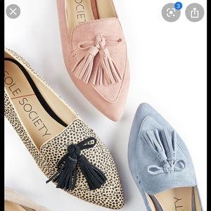 Sole Society So-Hadlee Tassel Loafers Size 5- New